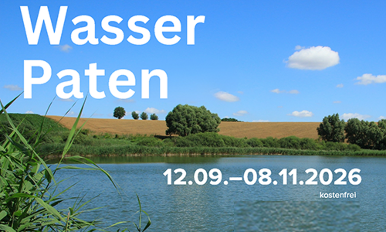 Ausschnitt Plakat für Wasserpaten,  (c) NABU Brandenburg und vhs Brandenburg/Havel